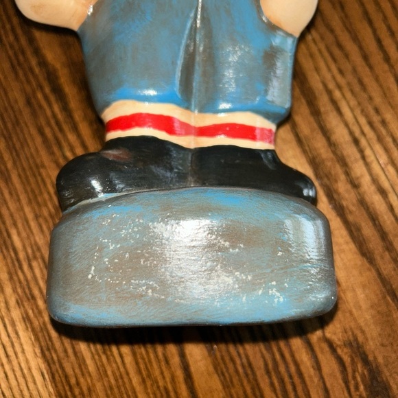 Vintage Raggedy Andy Ceramic Statue 1970s Hand-Painted Figurine 12" Tall - Picture 15 of 15